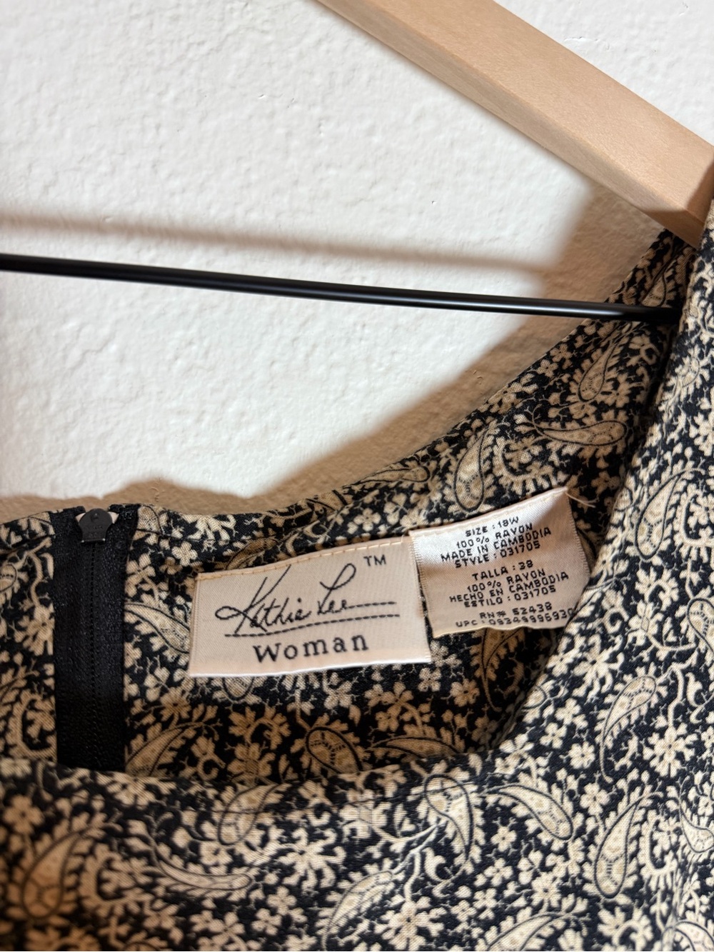 Paisley Black and Cream Floral Maxi Dress - Picture 2 of 7